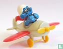 Smurf in airplane   - Image 1
