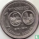 Canada 1 dollar 1974 "Centenary of Winnipeg" - Image 1