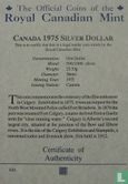 Canada 1 dollar 1975 (specimen) "Centenary of the first settlement in Calgary" - Afbeelding 3