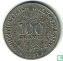 États d'Afrique de l'Ouest 100 francs 1981 - Image 1