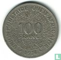 West-Afrikaanse Staten 100 francs 1974 - Afbeelding 1