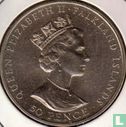 Falkland Islands 50 pence 1992 "40th anniversary Reign of Queen Elizabeth II" - Image 2