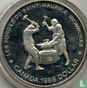 Canada 1 dollar 1988 "250th anniversary of Saint Maurice Ironworks"