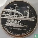 Canada 1 dollar 1991 (PROOF) "175th anniversary of the launching of the Steamer Frontenac" - Afbeelding 1