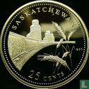 Canada 25 cents 1992 (PROOF) "125th anniversary of the Canadian Confederation - Saskatchewan" - Afbeelding 2