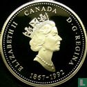 Kanada 25 Cent 1992 (PP) "125th anniversary of the Canadian Confederation - Quebec" - Bild 1