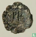Sicile 1 denaro 1416-1458 - Image 2