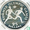 Jamaica 25 dollars 1988 (PROOF) "Summer Olympics in Seoul" - Image 2
