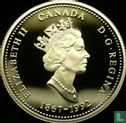 Canada 25 cents 1992 (PROOF) "125th anniversary of the Canadian Confederation - Alberta" - Afbeelding 1