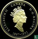 Canada 25 cents 1992 (PROOF) "125th anniversary of the Canadian Confederation - Yukon" - Afbeelding 1