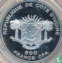 Ivory Coast 500 francs 2008 (PROOF) "Mausoleum of Halicarnassus" - Image 2