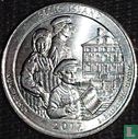 United States ¼ dollar 2017 (P) "Ellis Island"  - Image 1