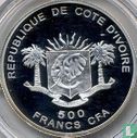 Ivory Coast 500 francs 2008 (PROOF) "Colosseum in Rome" - Image 2