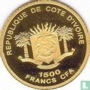 Ivoorkust 1500 francs 2007 (PROOF) "Chichén Itzà" - Afbeelding 2