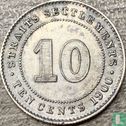 Établissements des Détroits 10 cents 1900 (H) - Image 1