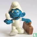 Smurf with thumb in bandage  - Image 1