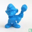 Smurf with wooden hammer - Image 1