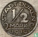 Düren ½ mark 1919 (type 1) - Image 1