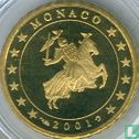 Monaco 10 cent 2001 (PROOF) - Afbeelding 1