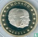 Monaco 1 euro 2001 (PROOF) - Afbeelding 1