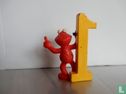 Elmo met cijfer 1 - Afbeelding 2