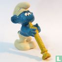 Whistle Smurf (Light Yellow Flute) - Image 1