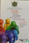 San Marino 2 euro 2008 (folder) "European year for Intercultural Dialogue" - Afbeelding 1