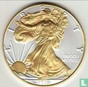 United States 1 dollar 2019 (coloured) "Silver Eagle" - Image 1
