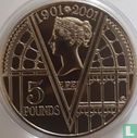 Verenigd Koninkrijk 5 pounds 2001 "Centenary of the death of Queen Victoria" - Afbeelding 1