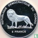 Congo-Kinshasa 5 francs 2000 (PROOF) "Lady Diana - Meeting with pope John Paul II" - Image 2