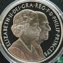 Verenigd Koninkrijk 5 pounds 2007 (PROOF - zilver) "60th Wedding Anniversary of Queen Elizabeth II and Prince Philip" - Afbeelding 2