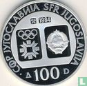 Yugoslavia 100 dinara 1984 (PROOF) "1984 Winter Olympics - Couple figure skating" - Image 1