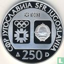 Yugoslavia 250 dinara 1983 (PROOF) "1984 Winter Olympics - Lepenski Vir" - Image 1