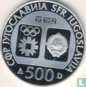 Yougoslavie 500 dinara 1982 (BE) "1984 Winter Olympics - Downhill skiing" - Image 1