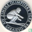 Yougoslavie 500 dinara 1982 (BE) "1984 Winter Olympics - Downhill skiing" - Image 2
