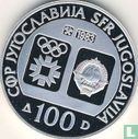 Yugoslavia 100 dinara 1983 (PROOF) "1984 Winter Olympics - Figure skating" - Image 1