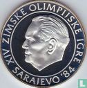 Joegoslavië 250 dinara 1984 (PROOF) "Winter Olympics in Sarajevo - Tito" - Afbeelding 2