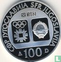 Yugoslavia 100 dinara 1983 (PROOF) "1984 Winter Olympics - Bobsledding" - Image 1