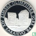 Yugoslavia 250 dinara 1983 (PROOF) "1984 Winter Olympics - Radimlja" - Image 2