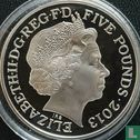 United Kingdom 5 pounds 2013 (PROOF - silver - colourless) "60th anniversary Coronation of Queen Elizabeth II" - Image 1