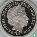 Verenigd Koninkrijk 5 pounds 2014 (PROOF - zilver) "300th anniversary of the death of Queen Anne" - Afbeelding 1