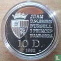 Andorra 10 diners 1992 (PROOF) "Brown bear" - Afbeelding 1