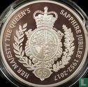 United Kingdom 10 pounds 2017 (PROOF - silver) "65th anniversary of accession of Queen Elizabeth II" - Image 1