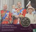 United Kingdom 5 pounds 2018 (folder) "Four generations of Royalty" - Image 1