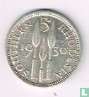 Zuid-Rhodesie 3 pence 1936 - Afbeelding 1