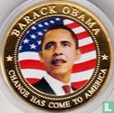 Liberia 5 dollars 2009 (PROOF - verguld) "Barack Obama" - Afbeelding 2