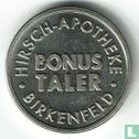 Duitsland Bonus Taler Hirsch - Apotheke • Birkenfeld • - Afbeelding 1