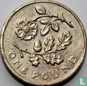 Verenigd Koninkrijk 1 pound 2013 "Floral emblems of England" - Afbeelding 2