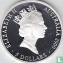 Australien 5 Dollar 2000 (PP) "Summer Olympics in Sydney - Australian map" - Bild 1