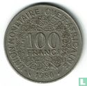 États d'Afrique de l'Ouest 100 francs 1980 - Image 1